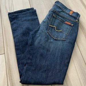 7 for all mankind straight leg jeans